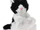 Heunec - 2045395 - Peluche - Glitter-Kitty - Gattino Bianco / Nero - 20 Cm