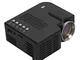 Afittel0 Mini Proiettore, Micro Cellulare Video Proiettore, Portatile Home Theater Film Pr...