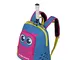 HEAD Kids Backpack, Borsa per Racchetta Unisex Bambino, Blu/Rosa, Taglia unica