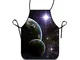 N\A Grembiuli da Cucina Unisex Grembiule da Cuoco Home Planet Grembiule da Cuoco Grembiuli...