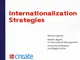 Internationalization strategies