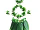 ABOOFAN 5 PZ Hawaiian Leaf Hula Gonna Set di Leis Hawaiian Set di Tempo Libero E Gonna Hul...