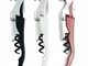 Cavatappi Wine Opener Set di 3, FLYING_WE Acciaio inossidabile Tre-in-One Wine Opener, Cam...