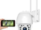 1080P Telecamera WiFi Esterno con APP IP Pro Telecamera Kit, Aottom Wifi Videocamera IP Ca...