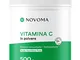 NOVOMA Vitamina C Polvere Pura 500 g, 1000mg Vitamina C per dose, Acido Ascorbico Puro in...