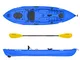 ATLANTIS Kayak-Canoa Wave Blu cm 305-2 gavoni - schienalino - pagaia - ruotino - portacann...