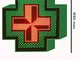 Croce di farmacia verde rosso ramitolo | Green and Red LED pharmacy cross | 930 x 930 mm |...