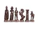 GiftHome (solo scacchi) medievale dell'esercito britannico, in rame antico, fatto a mano,...