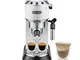 De'Longhi Dedica EC685.W Macchina da Caffè Espresso Manuale e Cappuccino, Polvere o Cialde...