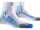 X-Socks Run Speed Two Lady - Calza Running, Donna, Bianco (White/Turquoise), 37/38