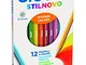 Giotto Stilnovo - Astuccio 12 Pastelli, Multicolore