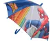 PERLETTI- Spiderman Ombrello 64 cm, Colore Vari, 75372