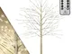 KESSER® Albero luminoso ciliegio in fiore con telecomando | albero di luci per interni ed...
