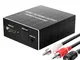 Ozvavzk HDMI Audio Extractor 4Kx2K HDMI to HDMI+Optical SPDIF con 3.5mm Stereo Audio Digit...
