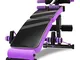 DYYTR Multi-Purpose Regolabile Allenamento Fitness Panche, con Leg Extension per Il Traini...