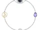 Swarovski Remix Collection Evil Eye Strand da Donna, Mix Di Placcature, Argento