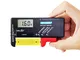 Favengo Tester per Batteria Tester Pile BT-168D Verifica Carica Batterie con Display LCD U...
