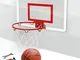 Soldmore7 - Canestro da basket con pannello posteriore a prova di rottura, senza rumore, c...