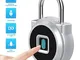 YANGMAN-L Fingerprint Lucchetto, IP65 Impermeabile 20 Impronte digitali Smart Lock Securit...