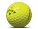 Callaway Supersoft Giallo 2019 Palline da Golf - Personalizzato Stampato con la Tua Immagi...