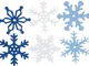 Creative Impressions CI63000 - Fiocchi di Neve in Feltro, Misura Media, 36 per Confezione