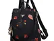 shepretty Zaino Donna antifurto Borsa Tracolla Colorato Zainetto Viaggio Daypack, AL911 Fa...