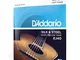 D'Addario EJ40 Set Corde Acustica Silk And Steel Folk