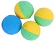 Ueetek 4pcs Carino Latex Ball Pet Toys Palline di Spugna Kitty Kitten Cat Catcher Giocatto...