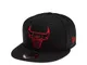New Era Cappellino Snapback cap of The Chicago Bulls - Nero/Rosso - Cappellino NBA