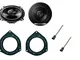 Kit 2 Casse Pioneer TS-G1320F Coassiale a 2 vie da 13cm 250 W FIAT Punto Evo Punto 199 dal...