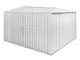 Notek Srl Box in Acciaio Zincato Casetta da Giardino in Lamiera 3.60 x 3.45 m x h2.12 m -...