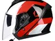 SJAPEX Professionale 3/4 Caschi Jet con Auricolare Bluetooth, Leggero Open-Face Motorcycle...