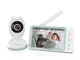 Baby Monitor con LCD HD Schermo da 4.3 Pollici, Videocamera con Sensore di Temperatura e V...
