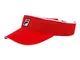 Fila, Vuckonic Mesh Visor Rosso, Bianco, Nosize