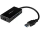 STARTECH.COM Adatattore USB 3.0 a Ethernet Gigabit con Hub USB a 2 Porte Incorporato