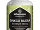 Ginkgo Biloba 50:1 Estratto 100 mg = 5000 mg Polvere di Foglie di Ginkgo Puro per Capsula...