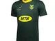 Jinjuntech Green Men Maglie Rugby sudafricano Fan maglietta dei bambini adulti di manica c...