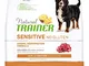 Natural Trainer Sensitive No Glutine - Cibo per Cani Medium-Maxi Adulti con Agnello e Cere...