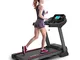 TechFit MT200 Tapis Roulant Motorizzato Elettrico, Sistema di Piegatura Idraulica, 5.0 HP,...