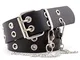 Cintura da Donna,Donna Rivet Belt Trendy,Cintura dei Jeans con Catena A Forma di Stile di...