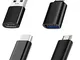 ILantule 4 pezzi Adattatore USB C a USB 3.0 OTG, da USB C a Micro USB, Compatibile con Mac...