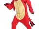 dressfan Pigiama di Drago Animale Monopezzi Anime Cosplay Costumi Halloween Tuta Attrezzat...