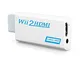 GANA Convertitore Da Wii A HDMI, Adattatore da Wii a HDMI Video di uscita 1080p / 720p Jac...