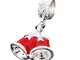 Andante-Stones Perlina Charm Pendenti in Argento 925"Campanelli di Natale Ciondolo da Donn...