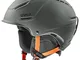 uvex p1us 2.0, casco da sci robusto unisex, regolazione individuale delle dimensioni, aera...