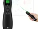 Puntatore Laser Verde, doosl Mini Presentazioni Presentatore 2.4GHz Powerpoint Remoto Rica...