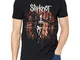 Slipknot The Gray Chapter Star Short Sleeve, Nero (Black), M Uomo