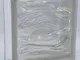 6 pezzo BM vetromatton ACQUA perlado trasparente vetromattone lucido 19x19x8 cm