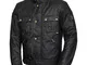 Belstaff - Giacca da motociclista Brooklands 2.0, in tessuto, da uomo, stile chopper/cruis...