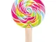 Intex 58753 - Materassino Lollipop - Stampa Realistica, Multicolore, 208 x 135 cm